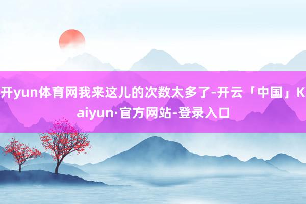 开yun体育网我来这儿的次数太多了-开云「中国」Kaiyun